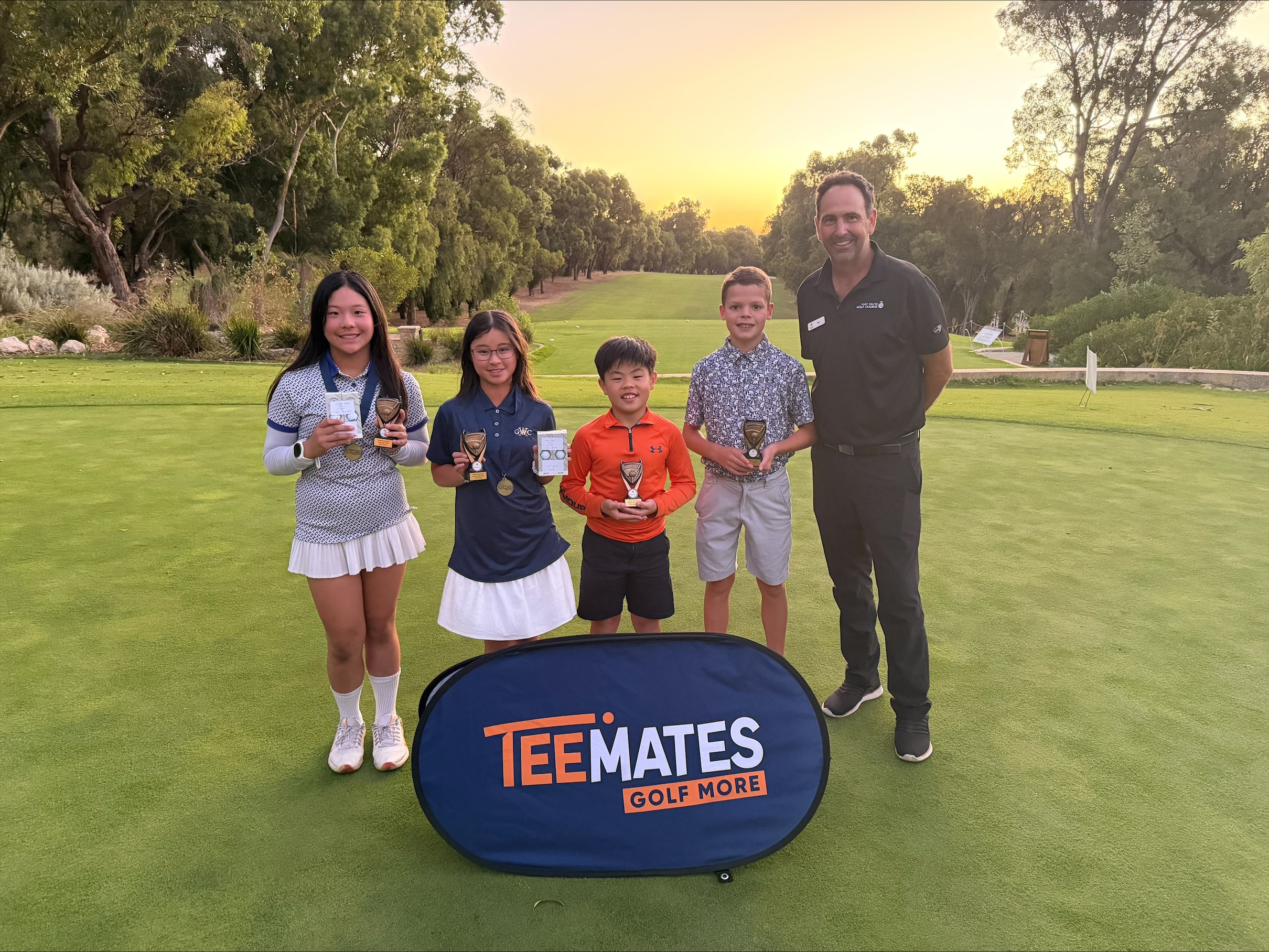 Tim Wood order of merit winners from the 4 tournament series